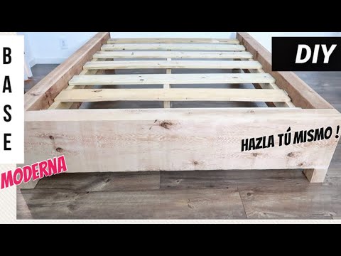 ¿Qué madera se usa para base de cama?