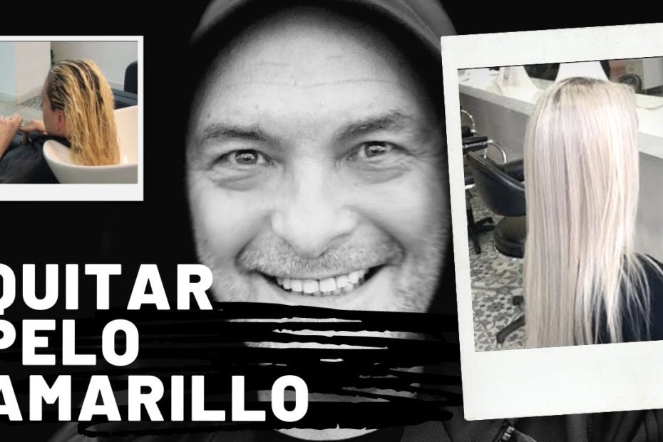 ¿Cómo quitar lo amarillo del pelo blanco?