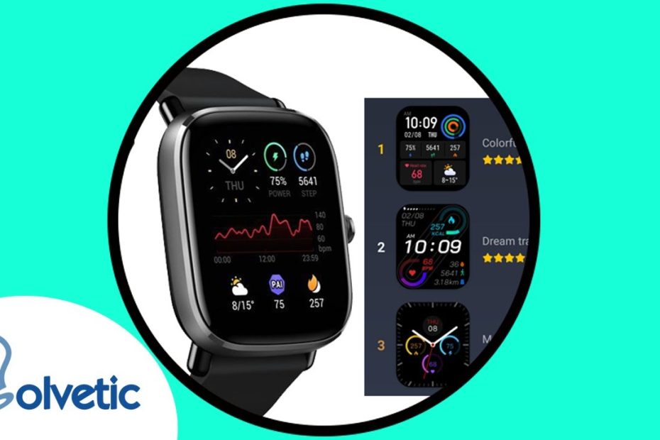 ¿Cómo descargar esferas para Amazfit GTS 2?