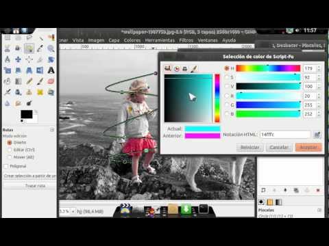 ¿Qué efectos puedes usar con el programa GIMP?