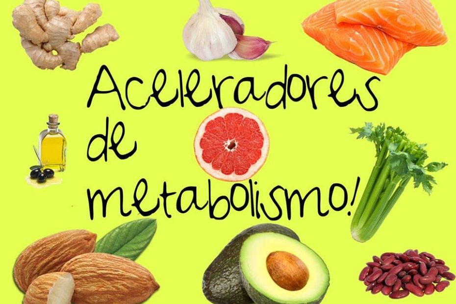 ¿Qué alimentos ayudan a acelerar el metabolismo?