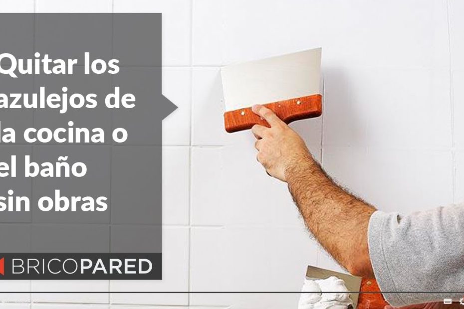¿Cómo quitar el alicatado de la cocina?