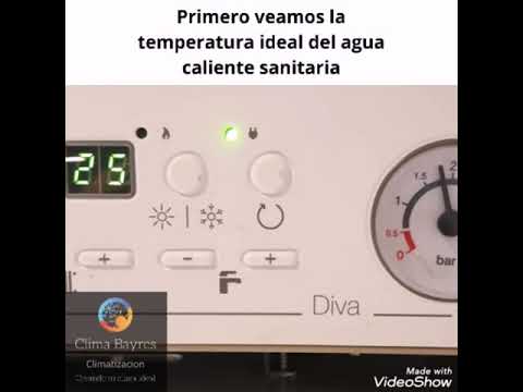 ¿Qué temperatura tiene que tener la caldera?