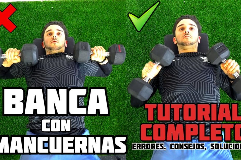 ¿Cómo bajar las mancuernas en press de banca? 1 ¿Cómo bajar las mancuernas en press de banca?